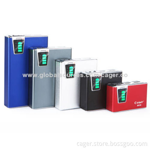 Cager Alloy Case Power Banks with 5,000/7,500/10,000/12,500/15,000/20,000mAh Capacity